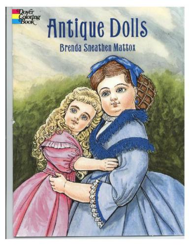 Antique Dolls. Coloring Book