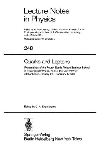 Quarks and Leptons