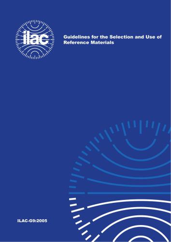 Guidelines for the Selection and Use of Reference Materials