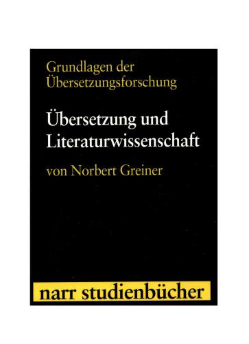 Grundlagen der Übersetzungsforschung