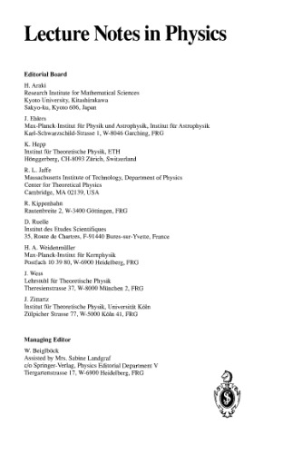 Large Scale Structures in Nonlinear Physics: Proceedings of a Workshop Held in Villefranche-sur-Mer, France 13–18 January 1991