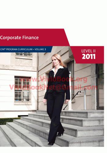 CFA Program - Level 2 2011 Corporate finance
