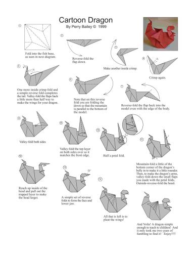 Origami Dragons