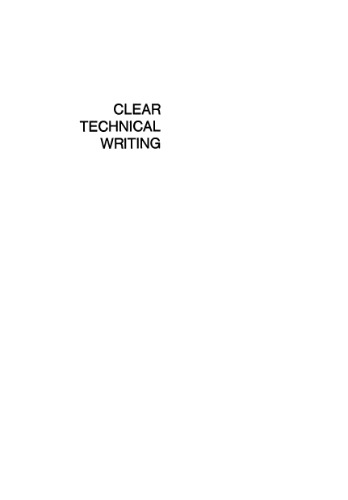 Clear Technical Writing