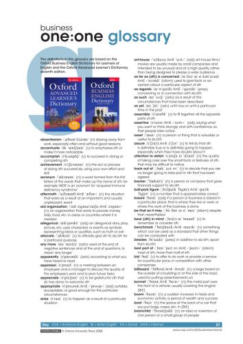 Business One To One Advanced (Student's Book)