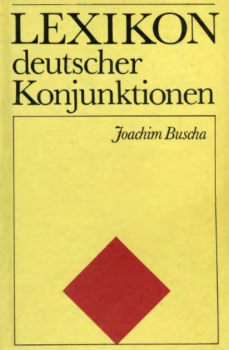 Lexikon deutscher Konjunktionen