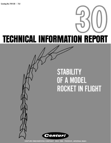 Stability of a model rocket in flight