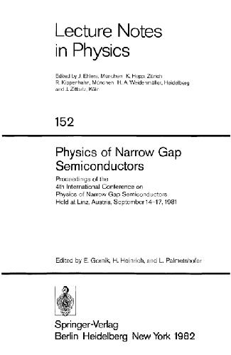 Physics of Narrow Gap Semiconductors