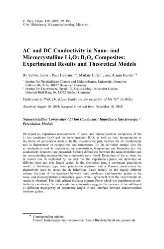 AC and DC conductivity in nano and microcrystalline Li2O: B2O3 composites