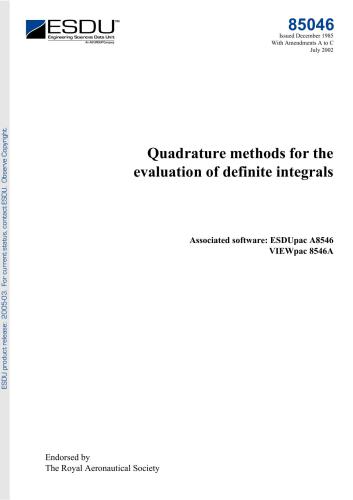 Evaluation of Definite Integrals
