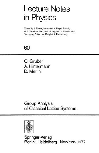 Group Analysis of Classical Lattice Systems