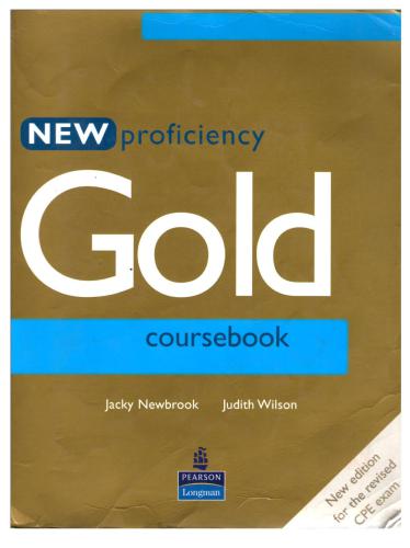 New Proficiency Gold Coursebook