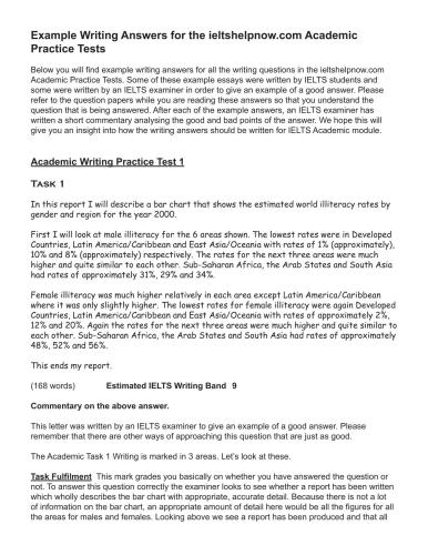 Academic writing examples. Ieltshelpnow.com