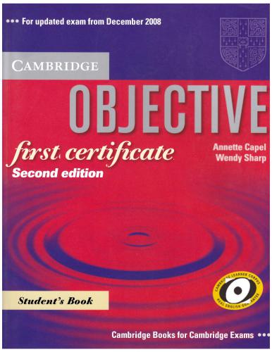 Objective First Certificate Student's Book