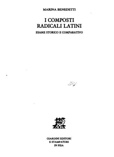 I composti Radicali Latini