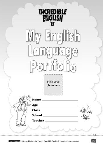Incredible English 2. My English Language Portfolio