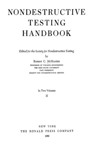 Nondestructive Testing Handbook, Vol. 2