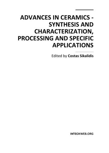 Advances in Ceramics - Synthesis and Characterization, Processing and Specific Applications