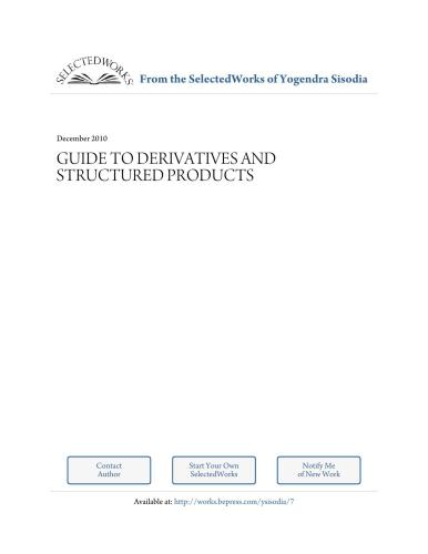 Guide to derivatives and structured products