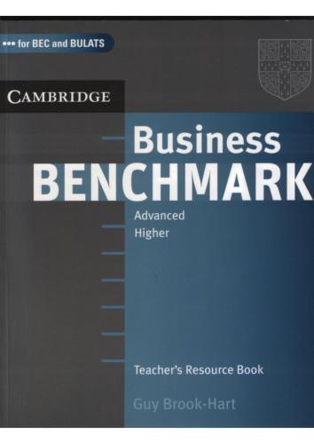 Business Benchmark Advanced. Teacher's Book
