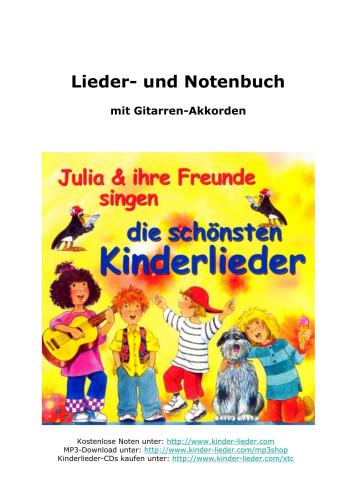 Julia und ihre Freunde singen die schönsten Kinderlieder