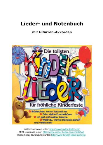 Die tollsten Kinderlieder für fröhliche Kinderfeste