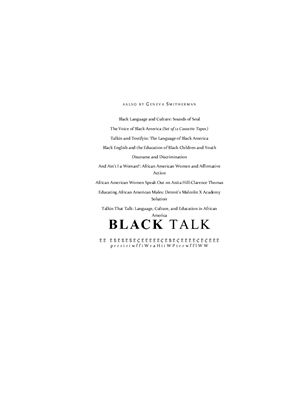 Black Talk