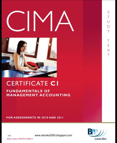 CIMA - C1 Fundamentals of Management Accounting