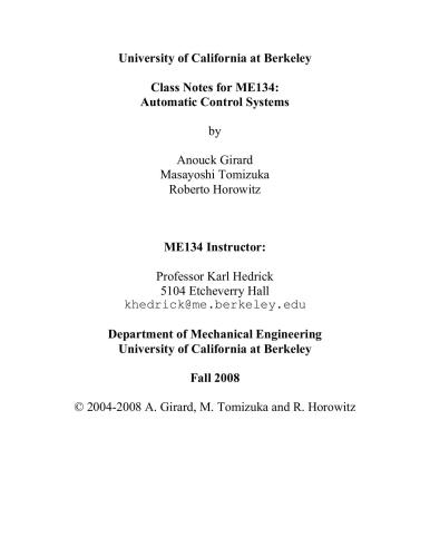 Automatic Control Systems