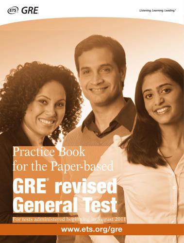 GRE test (revised format)