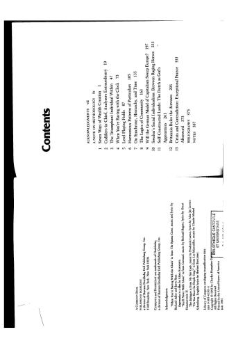 Seven Cultures of Capitalism