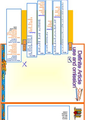 Definite Article - worksheet