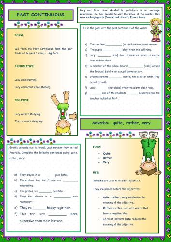 Past Continuous - worksheet
