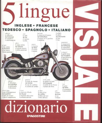 Dizionario visuale in 5 lingue: English, French, German, Spanish, Italian