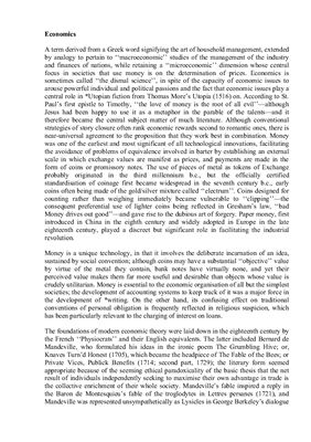 Economic Articles for Reading and Discussion