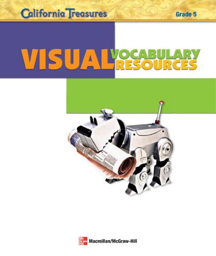 California Treasures Grade 5 Visual Vocabulary Resources