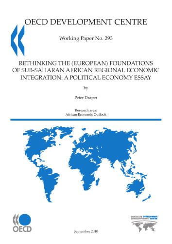 Rethinking the (European) Foundations of Sub-Saharan African Economic Integration: A Political Economy Essay