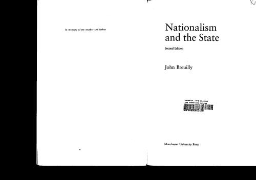 Nationalism and the State