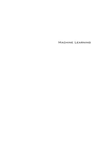 Machine Learning