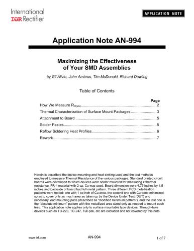 Maximizing the Effectiveness of Your SMD Assemblies