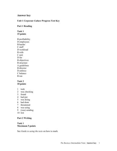 Language Leader. Intermediate. Tests