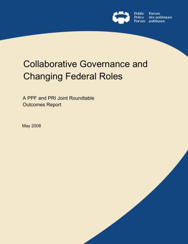 Collaborative Governance and Changing Federal Roles