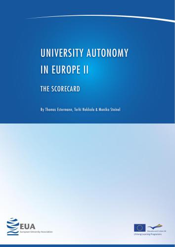 University Autonomy in Europe II