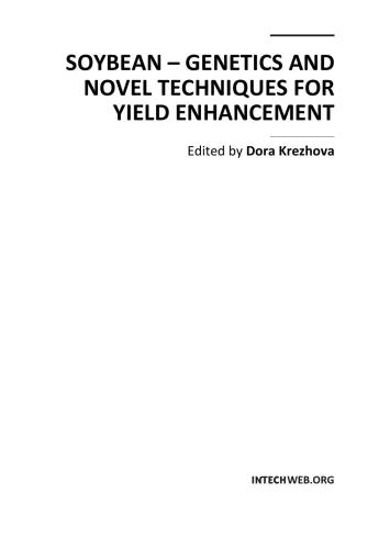 Soybean - Genetics and Novel Techniques for Yield Enhancement