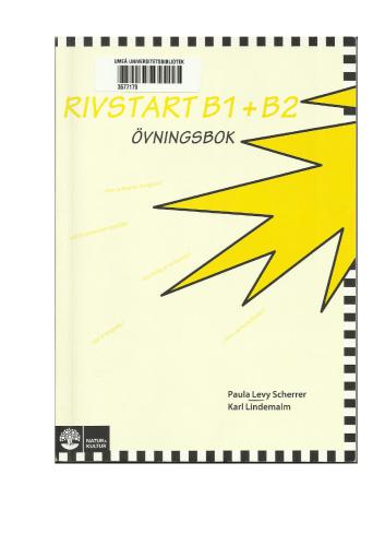 Rivstart B1+B2 / Учебник для изучения шведского языка для взрослых. Workbook