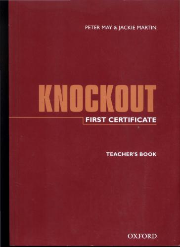 Knockout first Certificate. Teacher's book