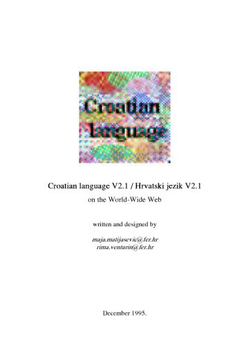 Croatian Language