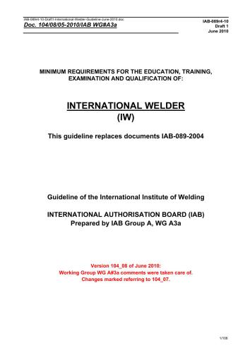 IAB-089r4-10 International Welder (IW) Guideline (Eng)