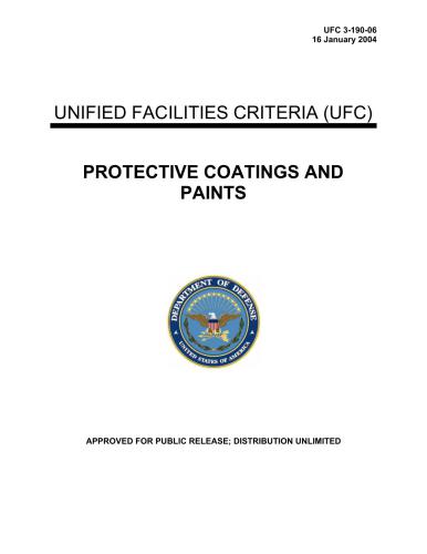 US Army Corps of Engineers. Protective Coatings and Paints