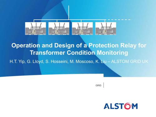 Operation and Design of a Protection Relay for Transformer Condition Monitoring. Часть 1